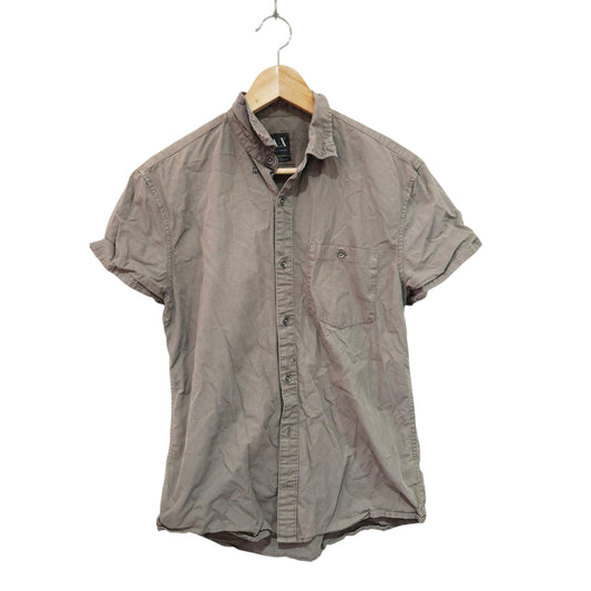 ARMANI EXCHANGE A|X | חולצה מכופתרת קצרה לגברים | M