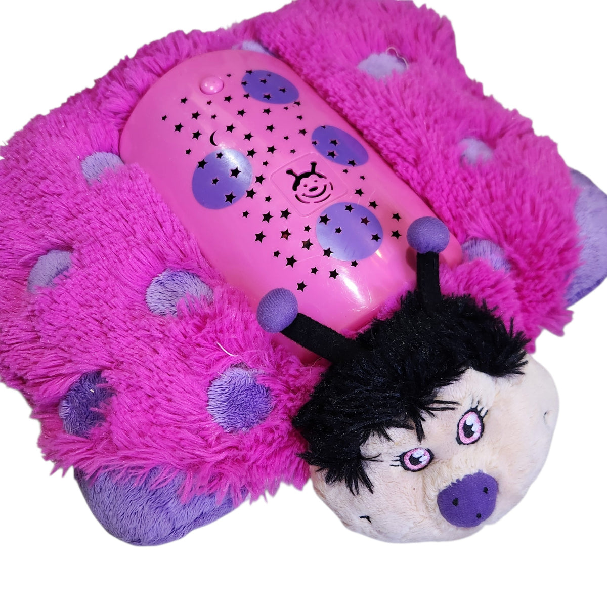 Pillow Pets | כרית לילה פרת משה רבנו עם אורות | ורוד וסגול