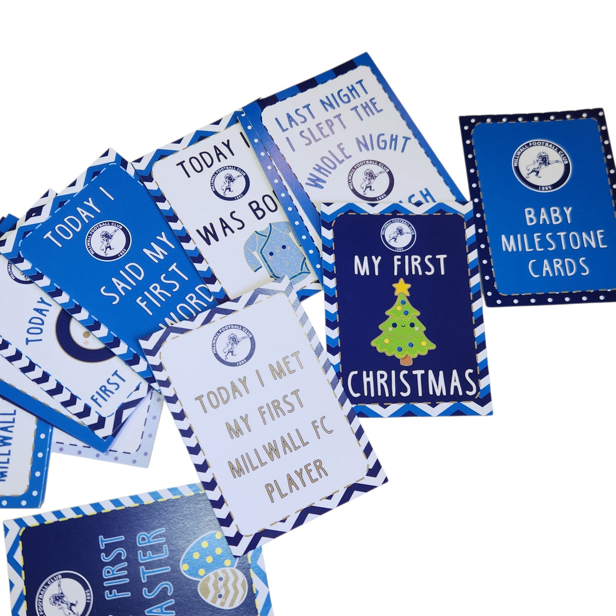 MILLWALL FC | כרטיסי אבני דרך לתינוק | Baby Milestone Cards