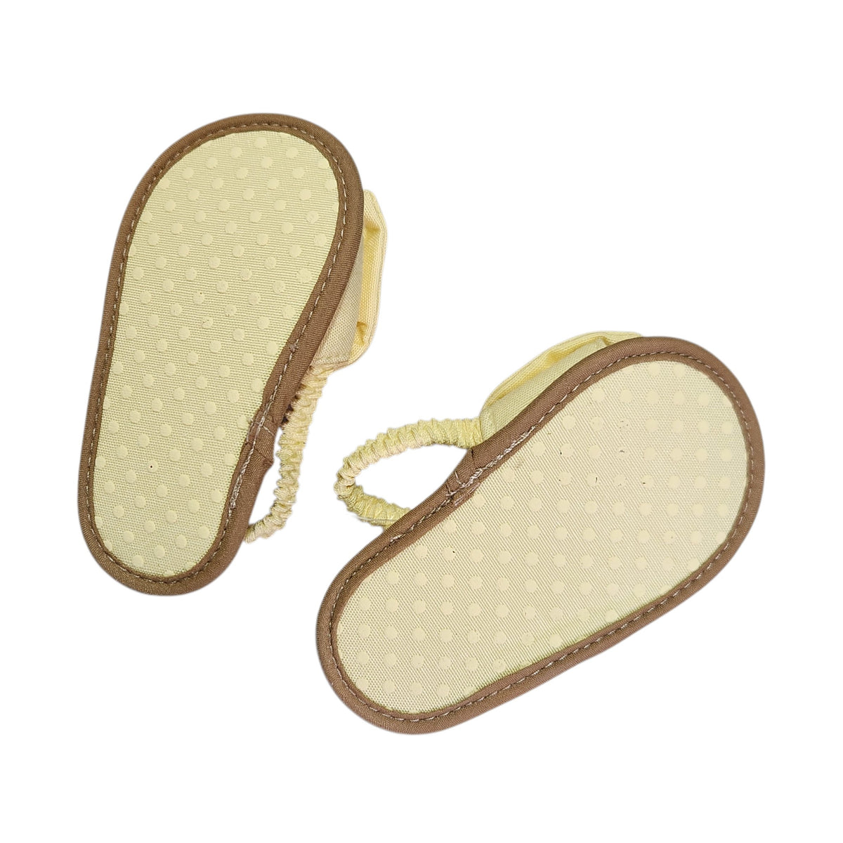 Baby Fashion Shoes | סנדלי תינוקת צהובים עם פפיונים | 6-12 חודשים