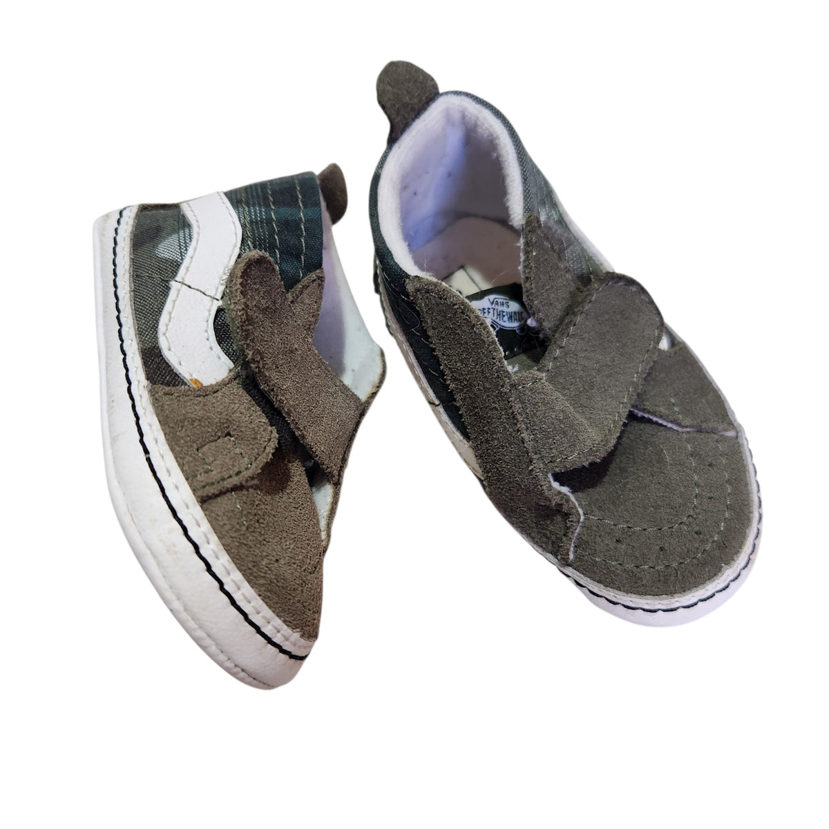 VANS | נעלי סניקרס לתינוק | מידה 19 | ירוק זית