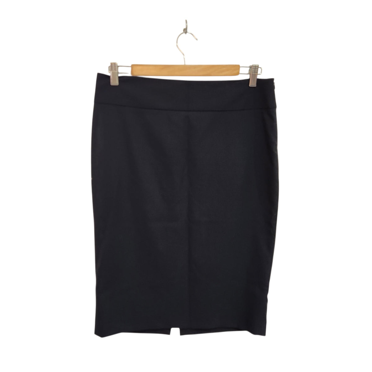 ZARA BASIC | חצאית עיפרון שחורה מחויטת | לאישה | מידה 42 (XL)