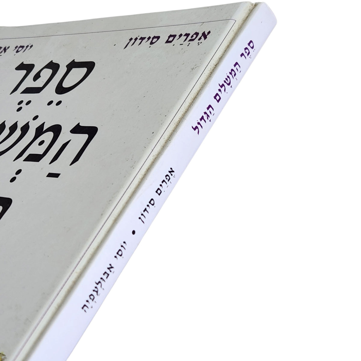 ספר המשלים הגדול | אפרים סידון ויוסי אבולעפיה | ספר ילדים מאויר