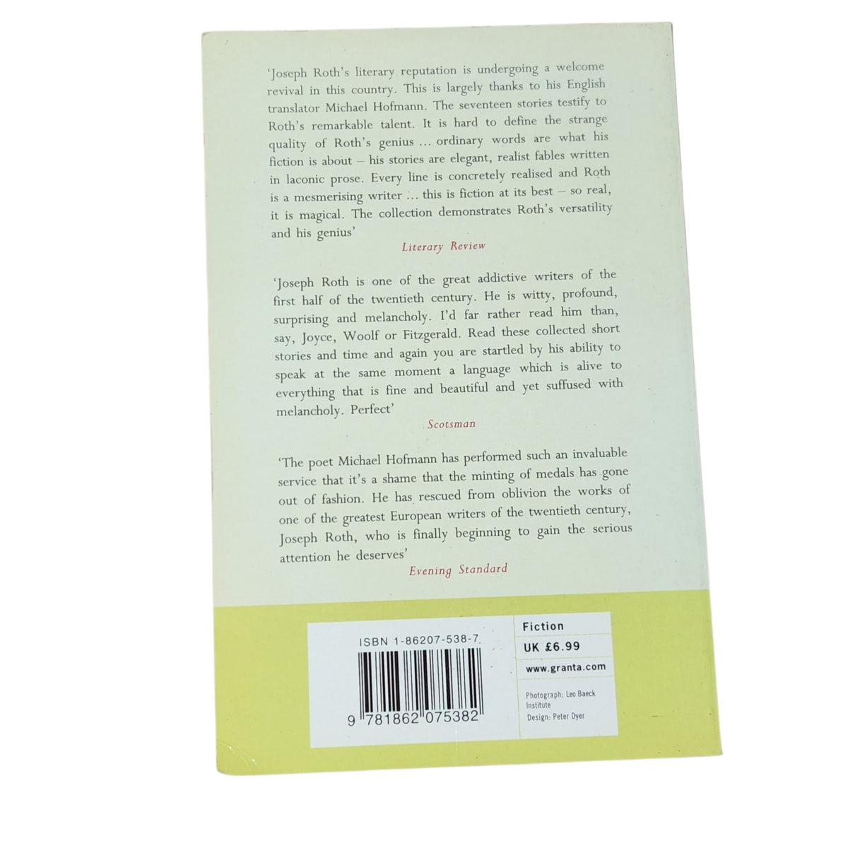 Collected Shorter Fiction of Joseph Roth | Joseph Roth | 2002 | ספר סיפורים באנגלית