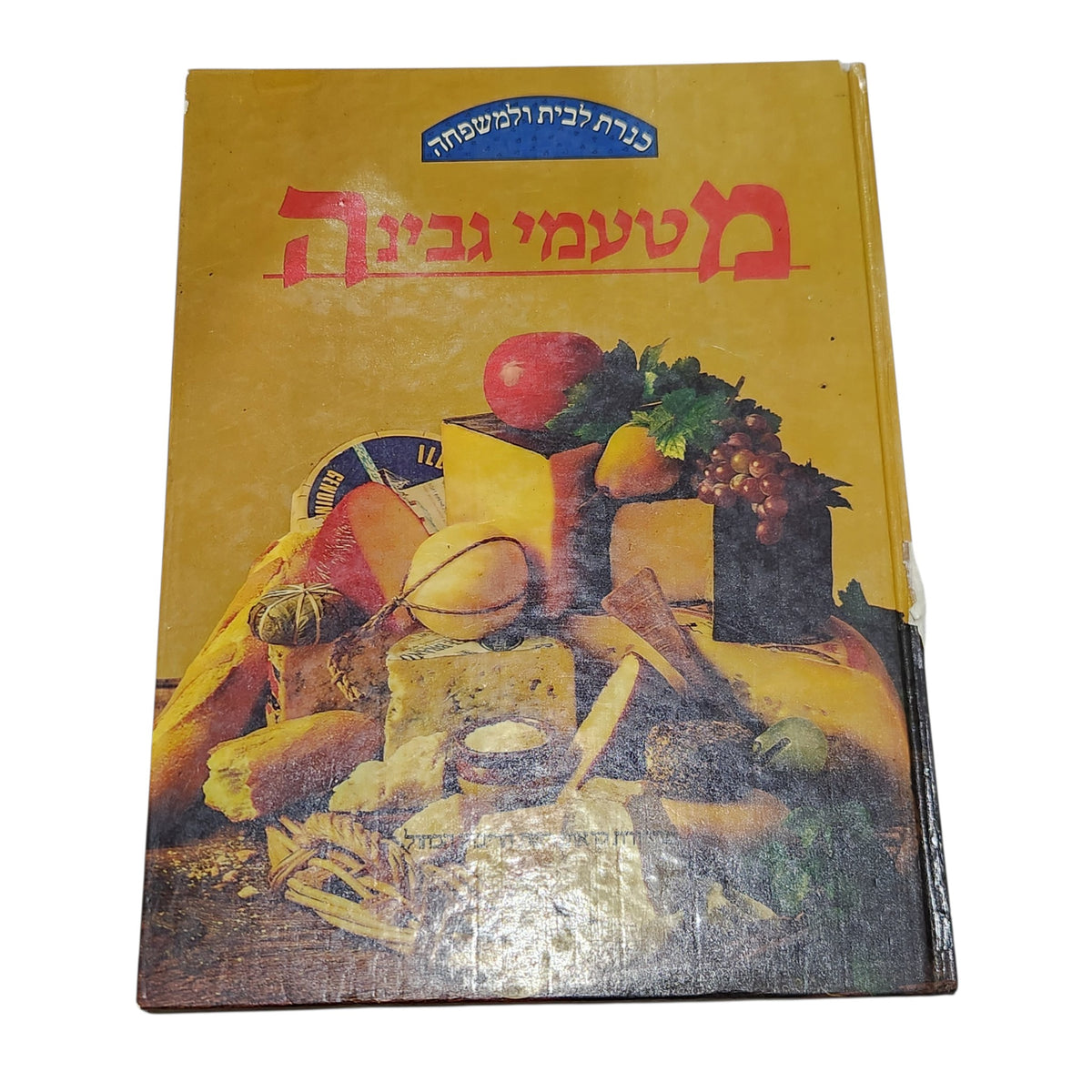 מטעמי גבינה | ספר מתכונים וינטג׳ | 1986