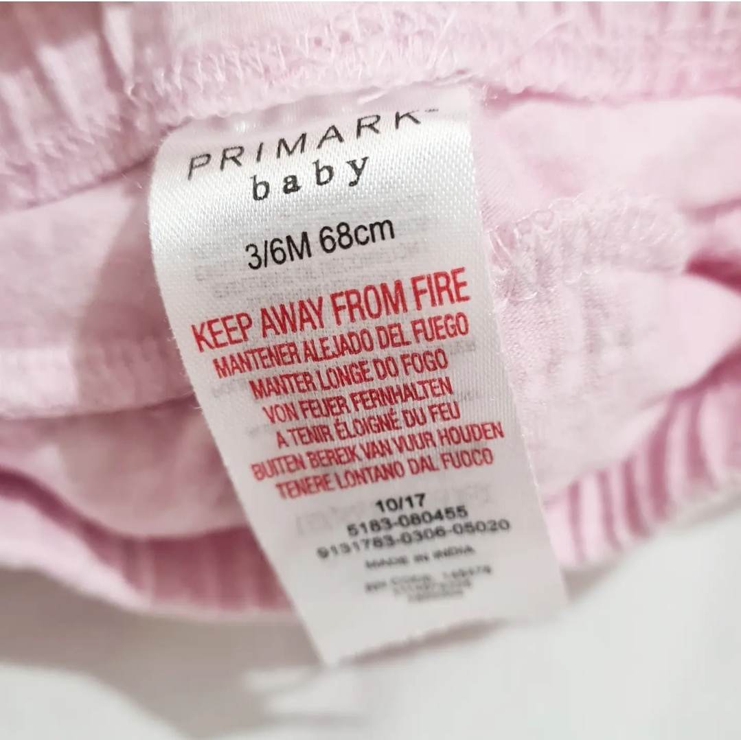 מכנסיים ורודים 3-6 חודשים PRIMARK