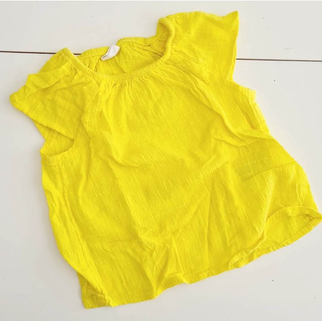 חולצה צהובה 4-6 חודשים H&M