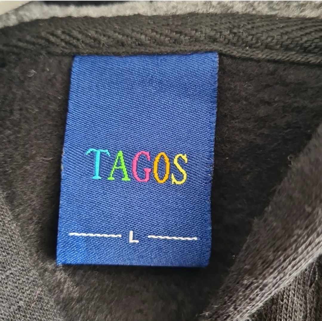 TAGOS קפוצ'ון שחור מידה L