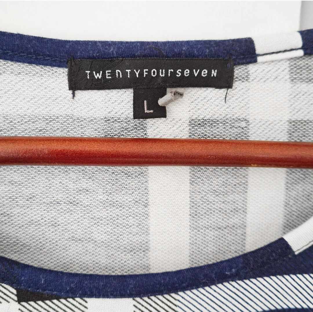 TWENTY FOUR SEVEN שמלה כחולה מידה L