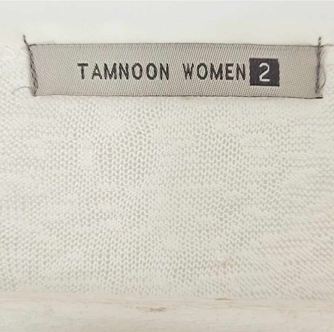 חולצה לבנה מידה 2 TAMNOON