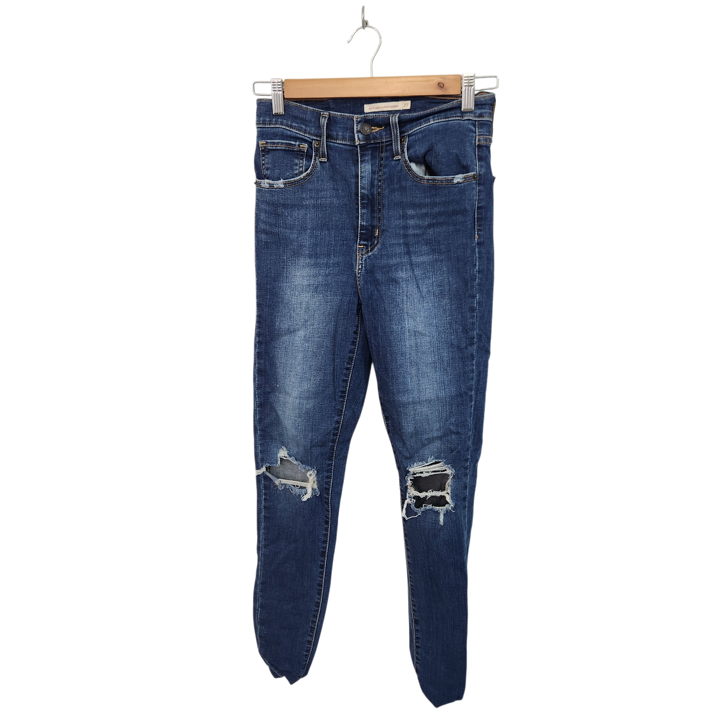 LEVI'S ג'ינס סקיני לאישה מידה 27 Mile high super skinny