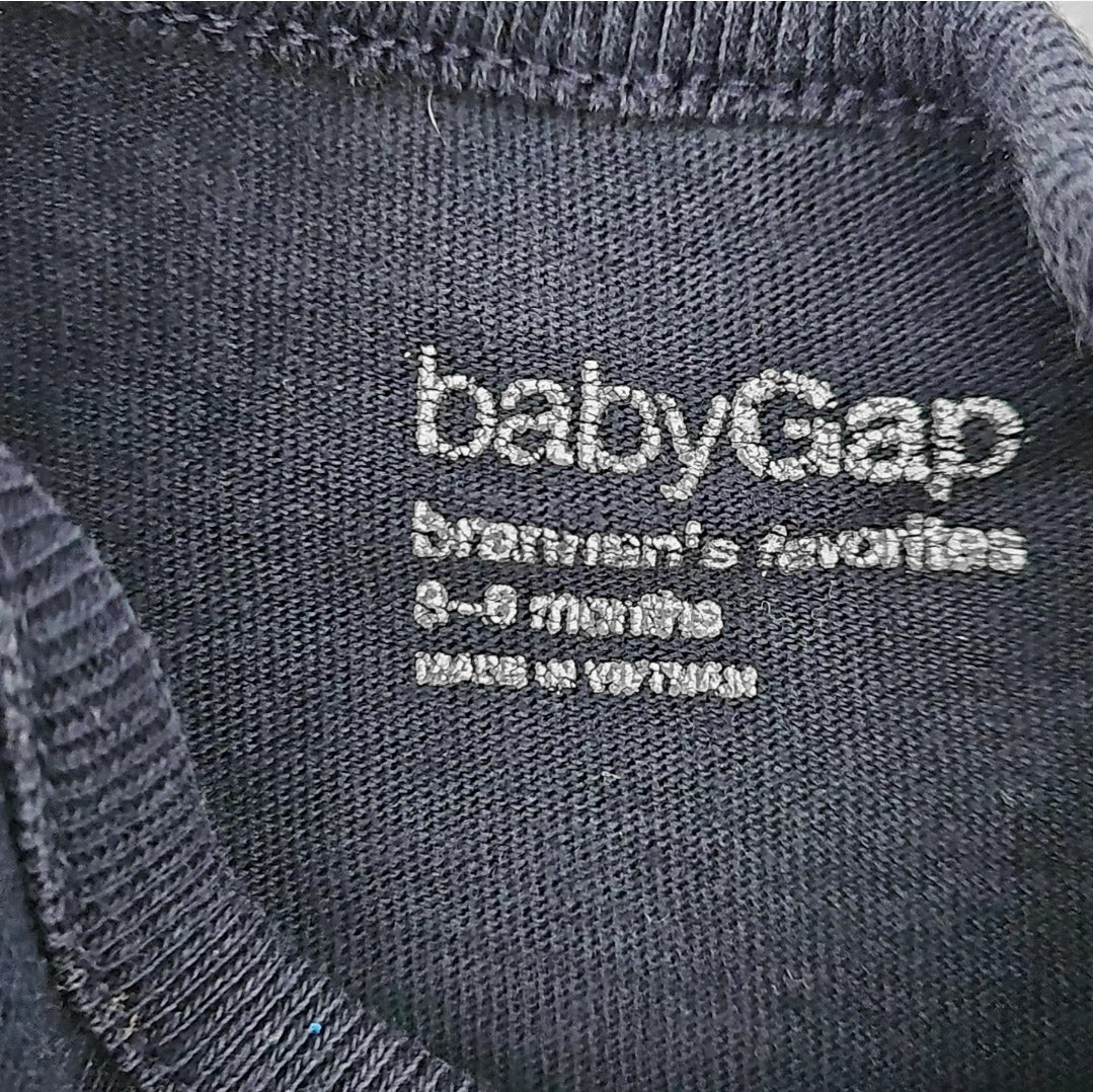 BabyGap בגד גוף כחול כהה לתינוקות 3-6 חודשים
