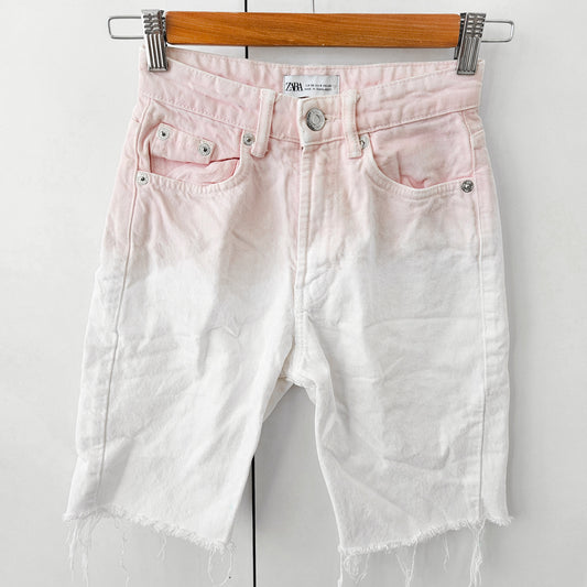 ZARA ג'ינס לנשים צבעים לבן וורוד מידה 32