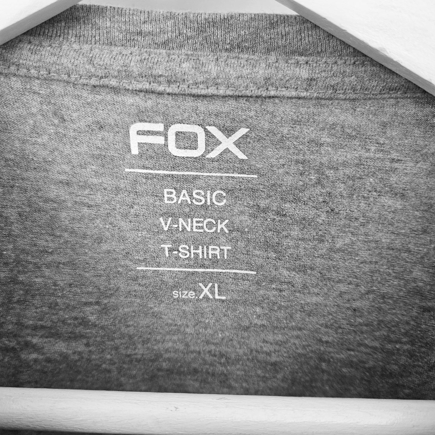 Fox חולצת גברים צבע אפור מידה XL‏