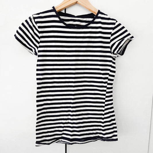 ZARA | חולצה קצרה פסים מידה 36