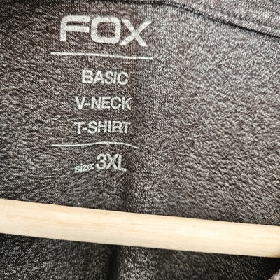 FOX חולצה קצרה אפורה מידה XXXL‏