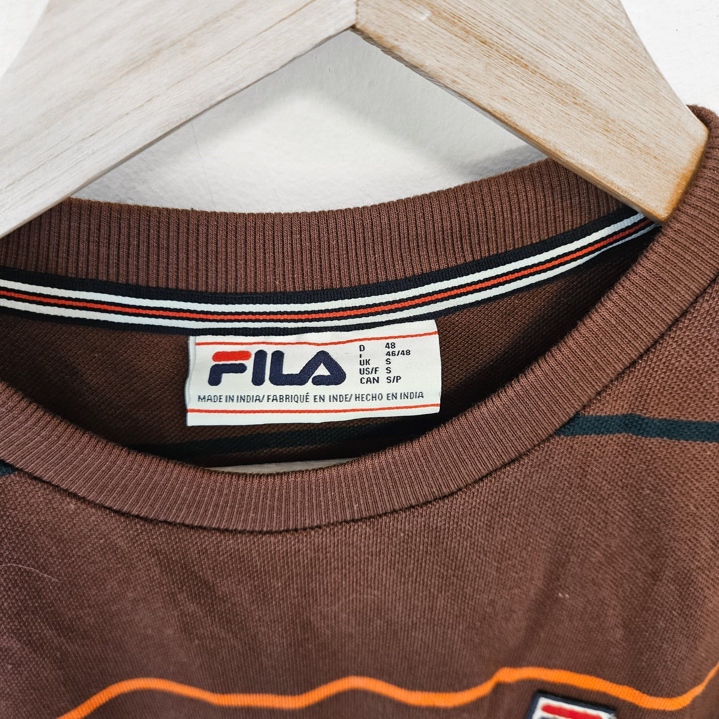 FILA חולצה קצרה לגבר קצת דהתה מידה S‏
