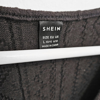 SHEIN שמלה לאישה צבע כחול כהה מידה L‏