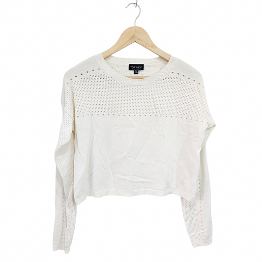 TOPSHOP חולצת סריג דקה לאישה מידה 38