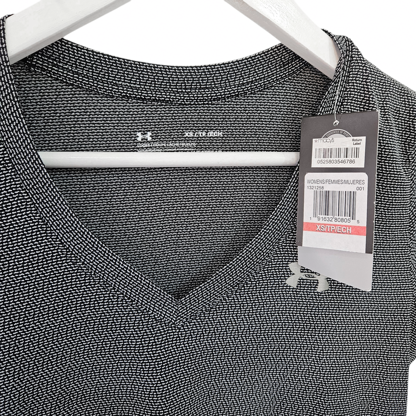 Under Armor חולצה קצרה לאישה חדשה עם תווית מידה XS‏