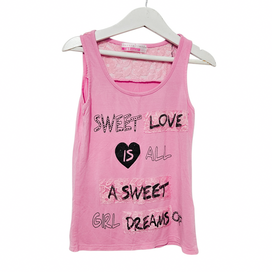 Sweetgirlshop גופיה לילדות גיל 8