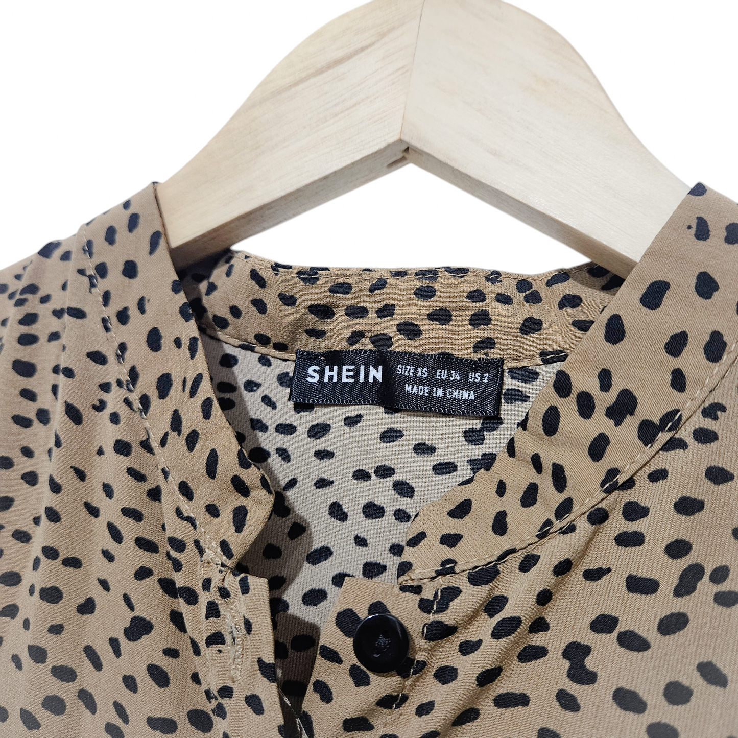 SHEIN שמלה מנומרת לאישה מידה XS