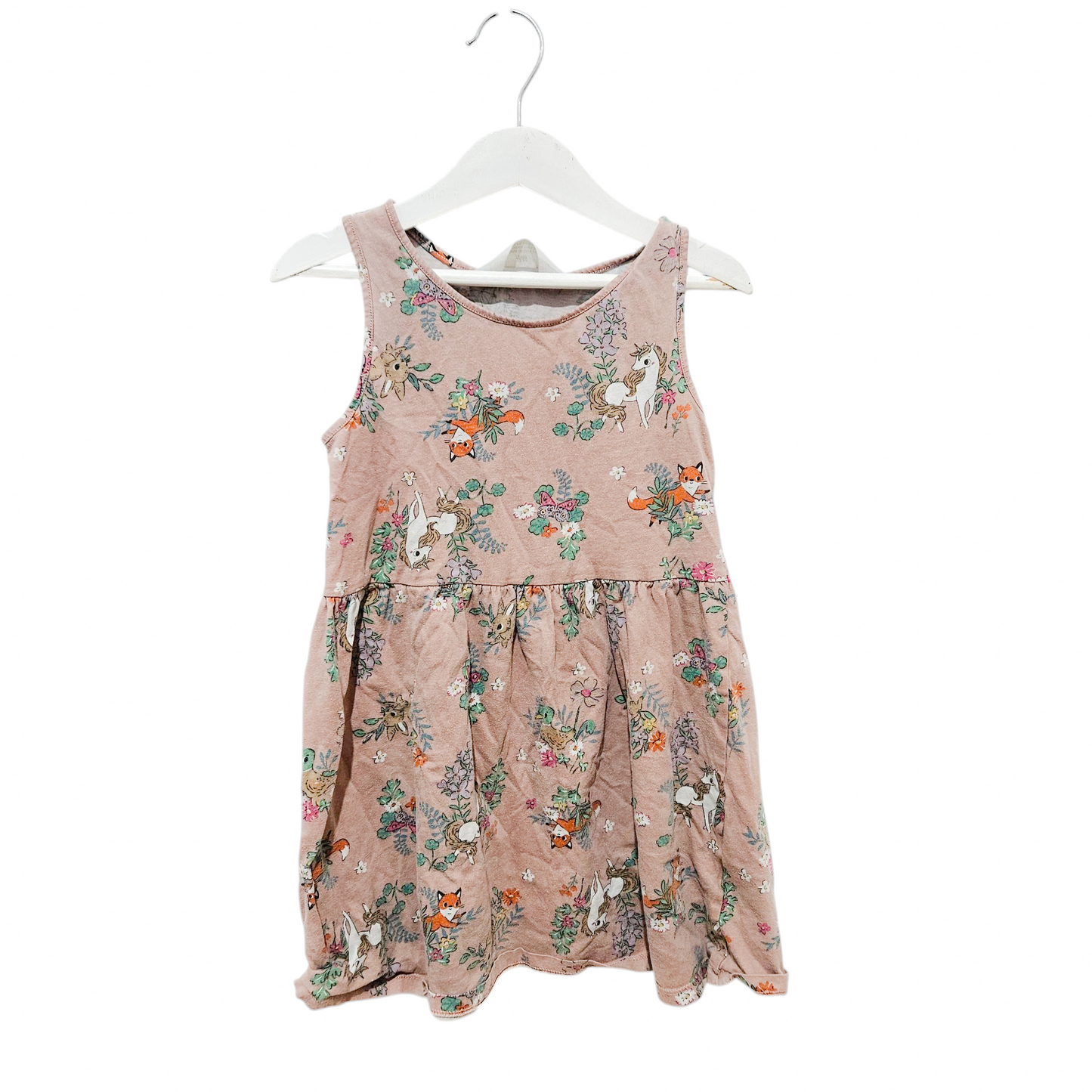 H&M שמלה פרחונית לילדות גיל 6-8