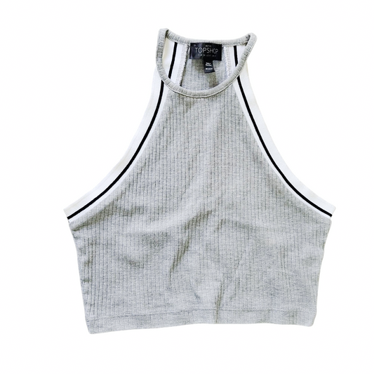 Top shop גופיה אפורה לאישה מידה 36