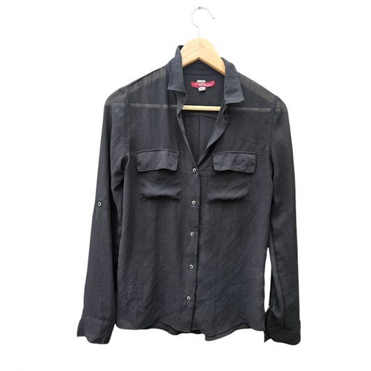 Bershka חולצה שקופה לאישה מידה XS‏