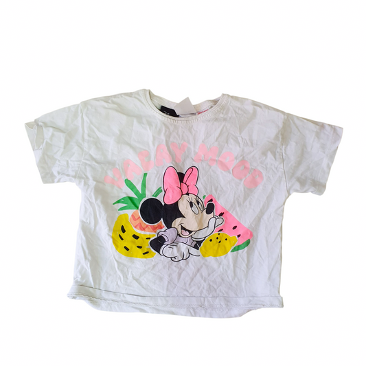 ZARA חולצה קצרה לילדות גיל 4-5