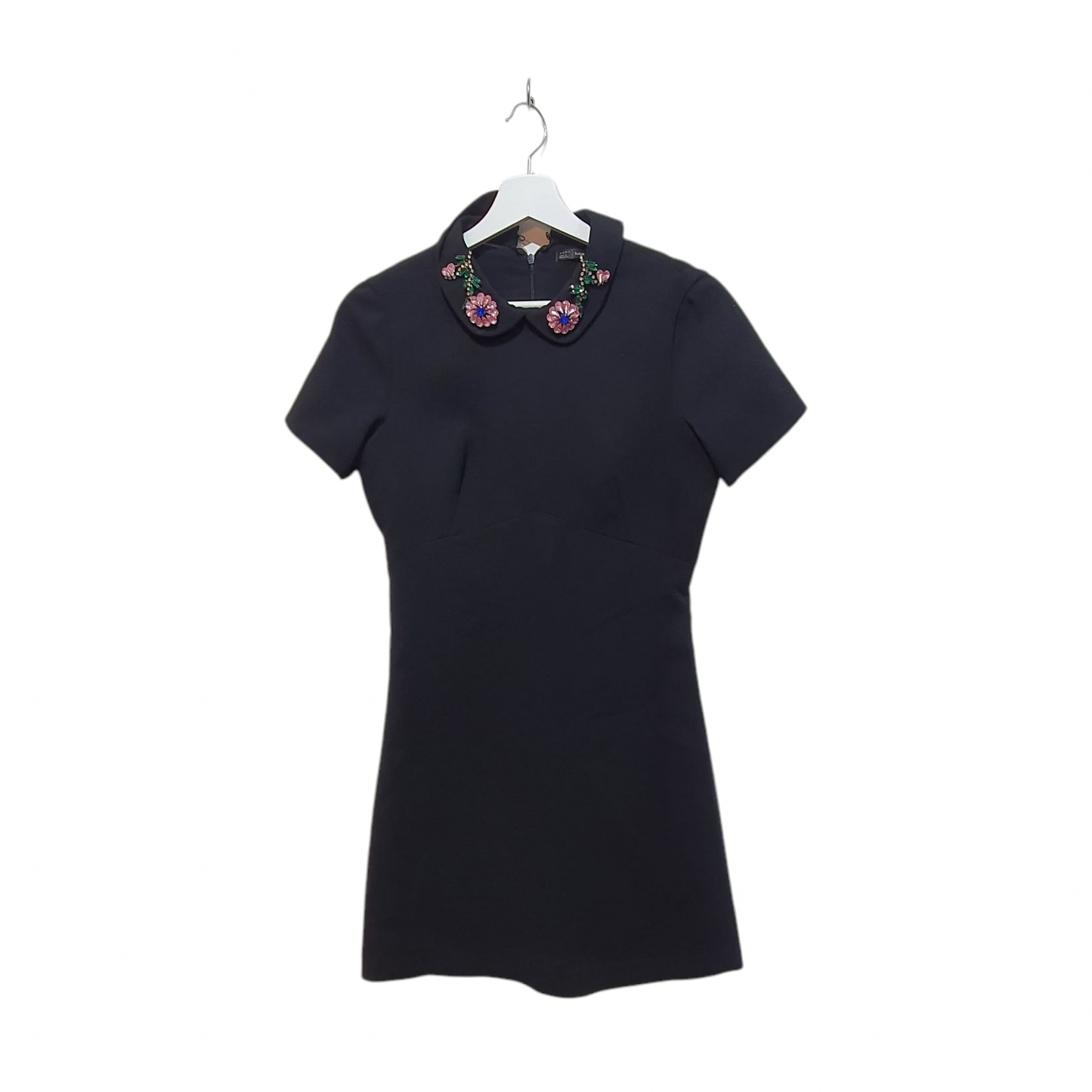 ZARA שמלה מעוצבת עם אבנים לאישה מידה M‏