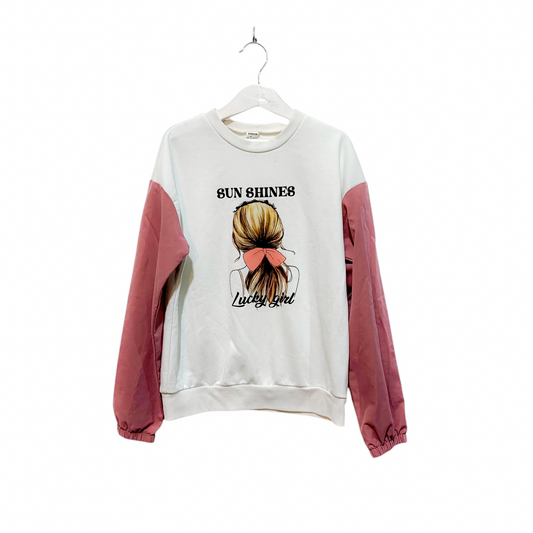 Shein חולצה ארוכה לילדות גיל 10