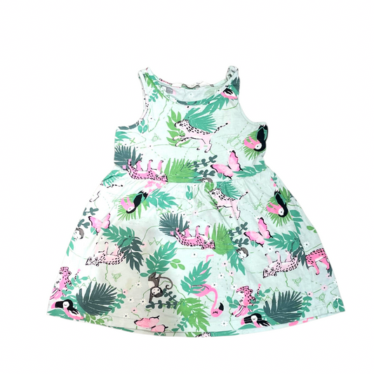 H&M שמלה קצרה לילדות גיל 18-24 חודשים