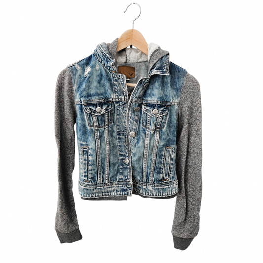 AMERICAN EAGLE ג'קט ג'ינס לאישה מידה XS‏