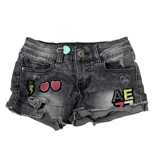 ג׳ינס קצר לילדה American eagle מידה 8