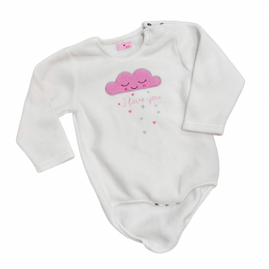 TAMTAM בגד גוף פליז לתינוקות 18-24 חודשים