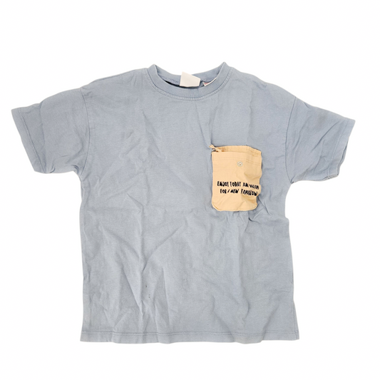 ZARA חולצה קצרה לילדים גיל 4-5‎