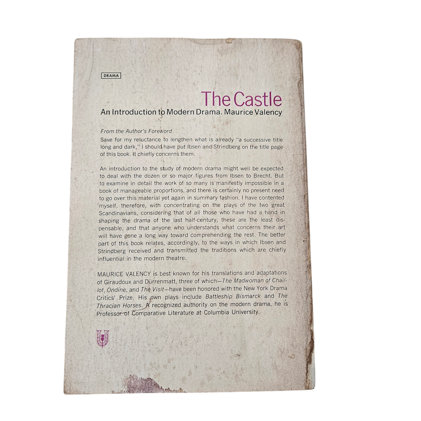 The castle - an introduction to modern drama‏