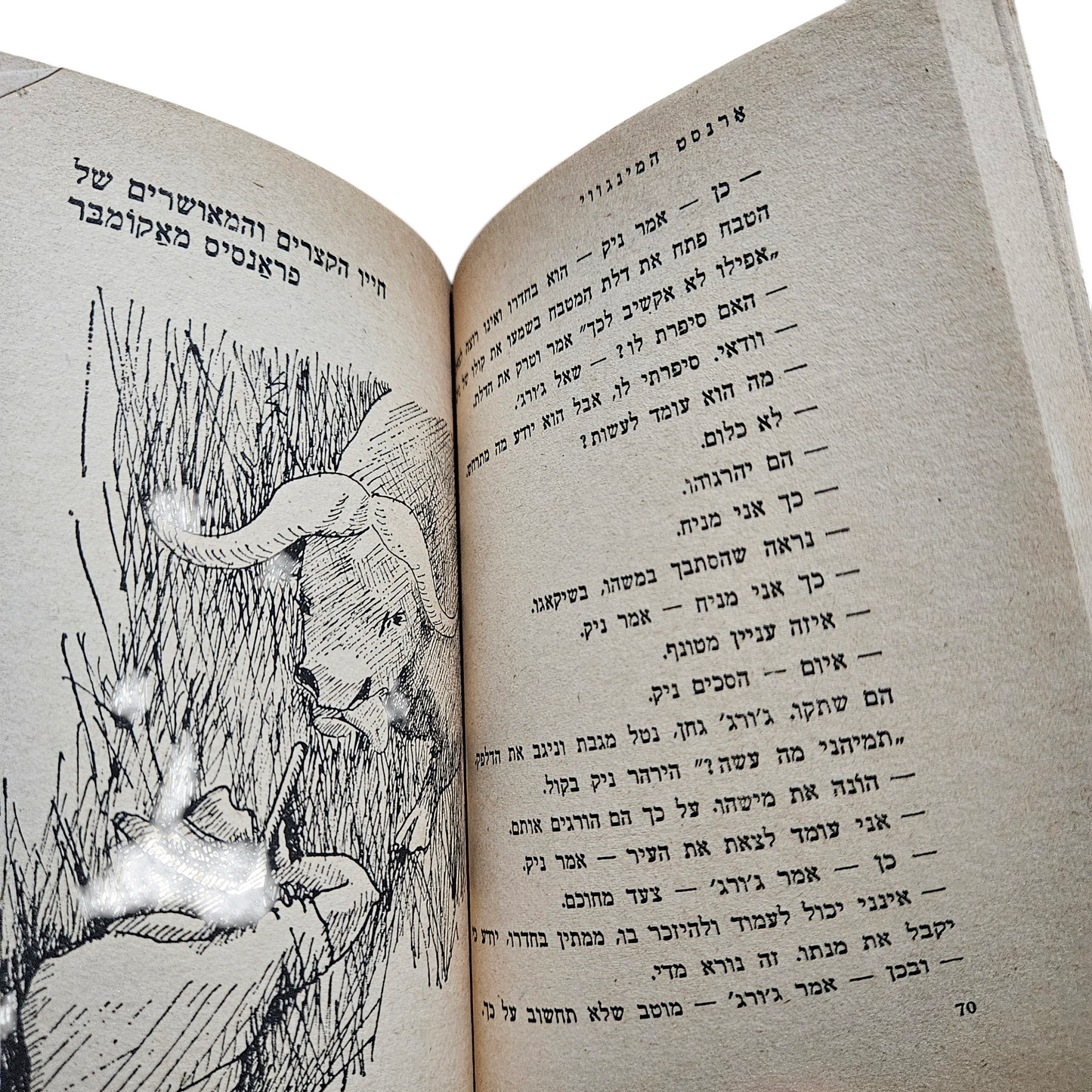 ארנסט המינגווי - שלגי הקילימנג'רו - הרוצים - מאקומבר