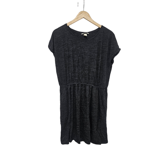 H&M שמלה אפורה לאישה מידה L‏
