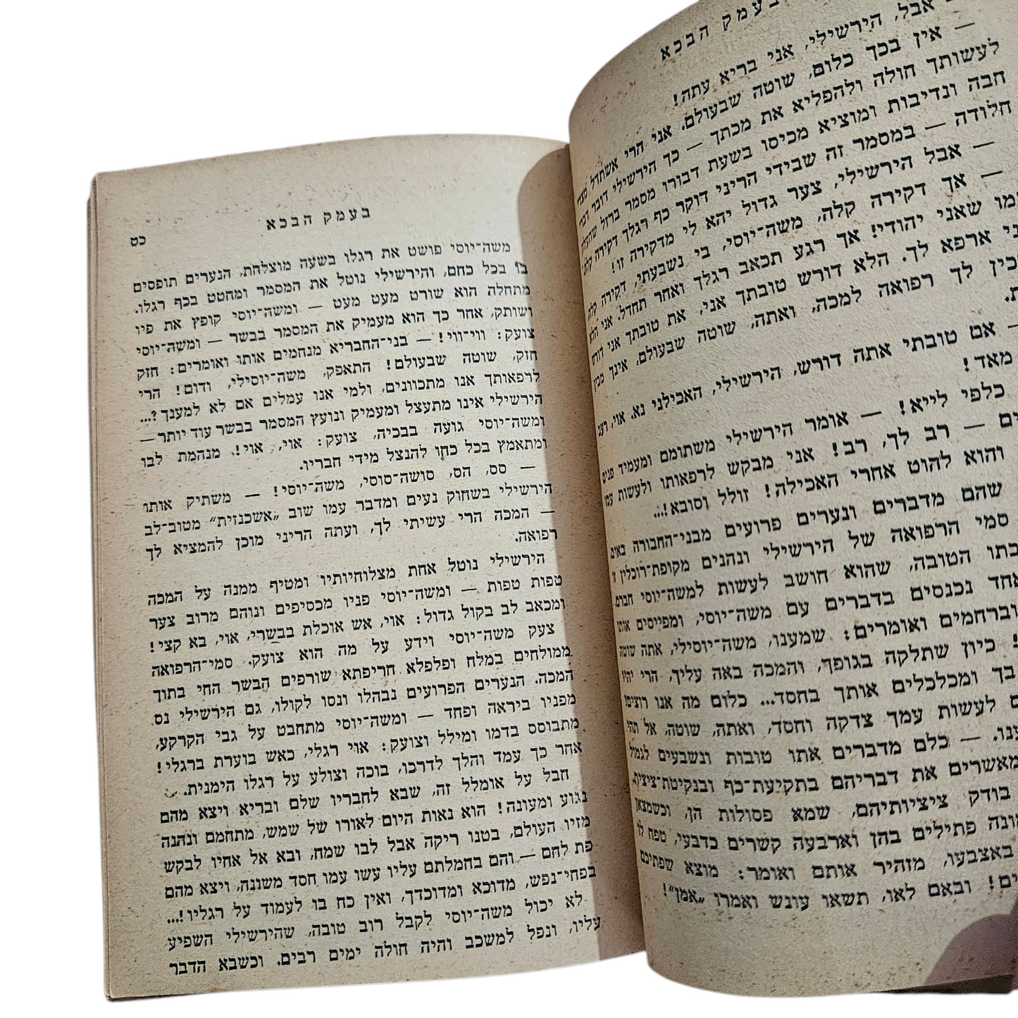מנדלי מוכר ספרים - בעמק הבכא