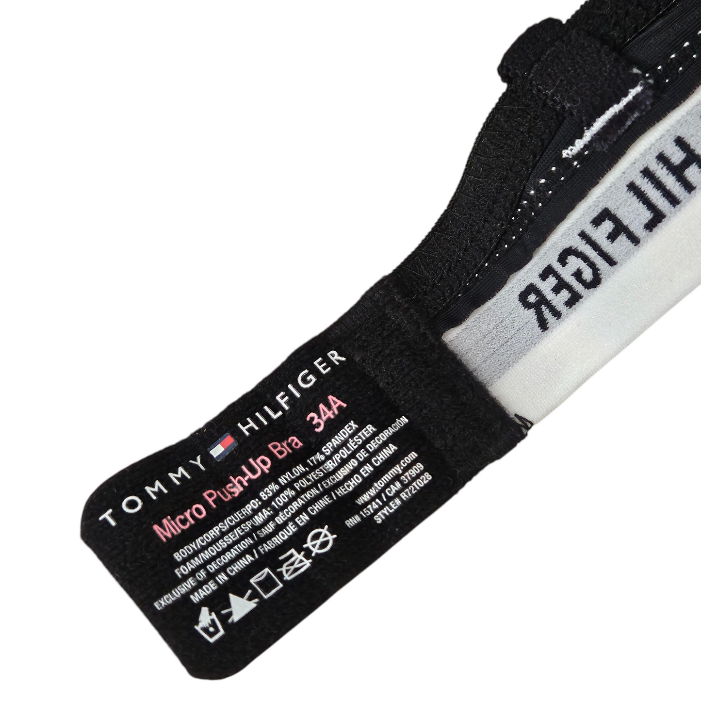 TOMMY HILFIGER חזייה פוש אפ שחורה לאישה מידה A34