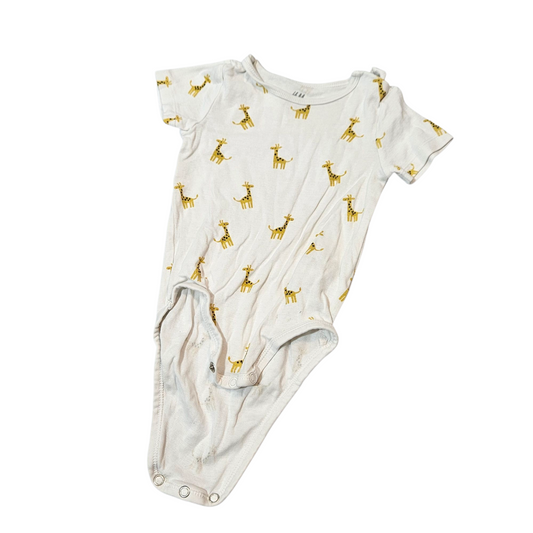 H&M בגד גוף לתינוקות 9-12 חודשים