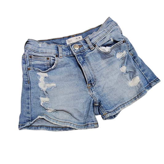 ZARA ג'ינס קצר לילדות גיל 10