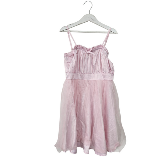 SHEIN שמלה ורודה לילדות גיל 10