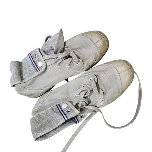 PALLADIUM נעליים אפורות לאישה מידה 41.5