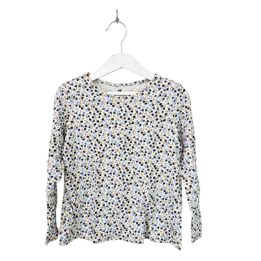 H&M חולצה ארוכה דקה לילדים גיל 4-6