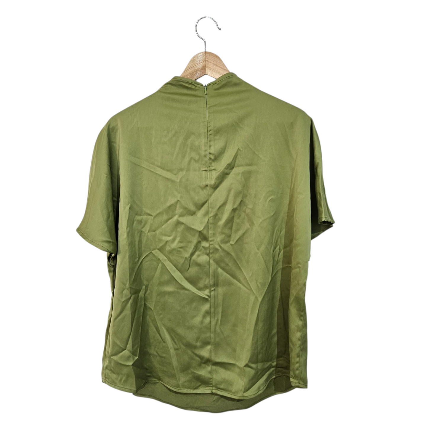 MOTE חולצת סטן חדשה עם תווית לאישה מידה L/XL