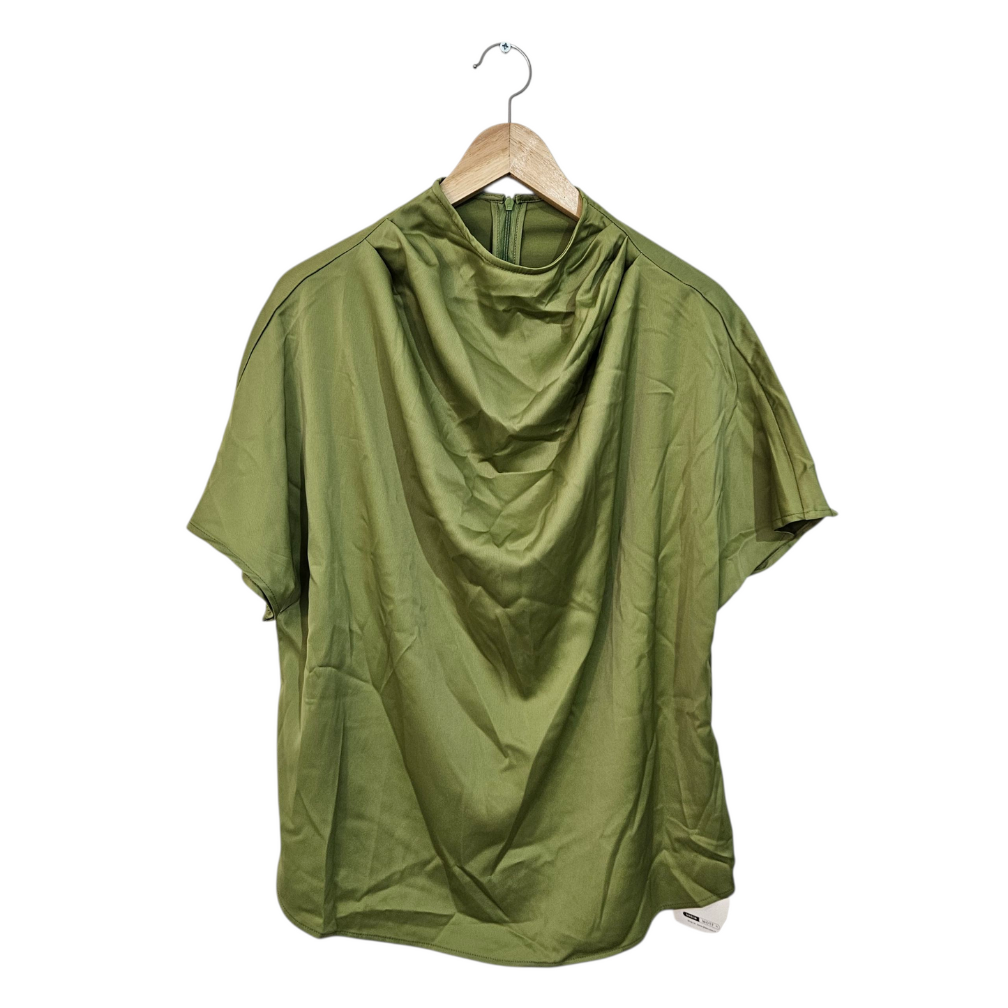 MOTE חולצת סטן חדשה עם תווית לאישה מידה L/XL