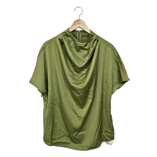 MOTE חולצת סטן חדשה עם תווית לאישה מידה L/XL